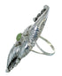 Southwest Turquoise Silver Ring Size 7-3/4 YX76433